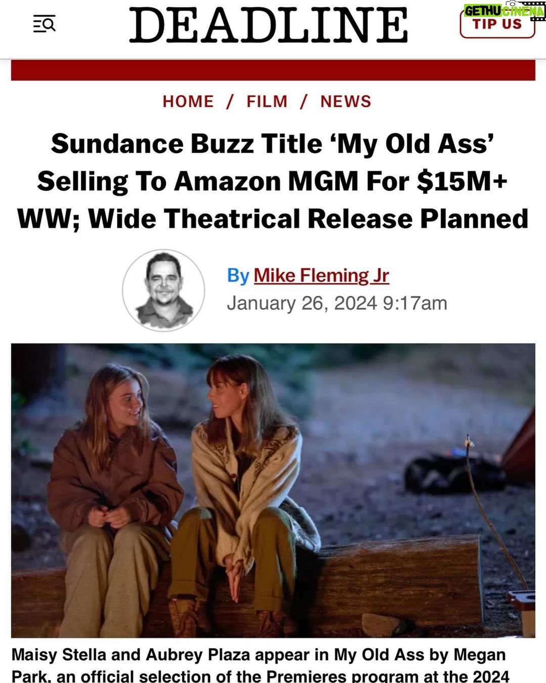 Megan Park - 6.7K Likes - 🥹🥹🥹 Very overwhelmed and thrilled to have found the perfect home for our movie 🫠🫠🫠