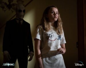 Megan Stott Instagram - Who is ready for spooky season? 👻 #justbeyond @disneyplus