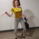 Megan Stott Instagram - When your heels start hurting...🦖
