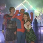 Megan Stott Instagram – Happy Hallows Eve!!!!🎃🎃 
YOU ARE NEVER TO YOUNG TO TRICK OR TREAT👻🥳 Hogwarts