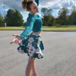 Megan Stott Instagram – Dressing up truly never ends. 
Twirling into Tuesday 💙😜💞