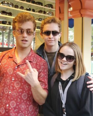Megan Stott Instagram - Missing my bros💙😜