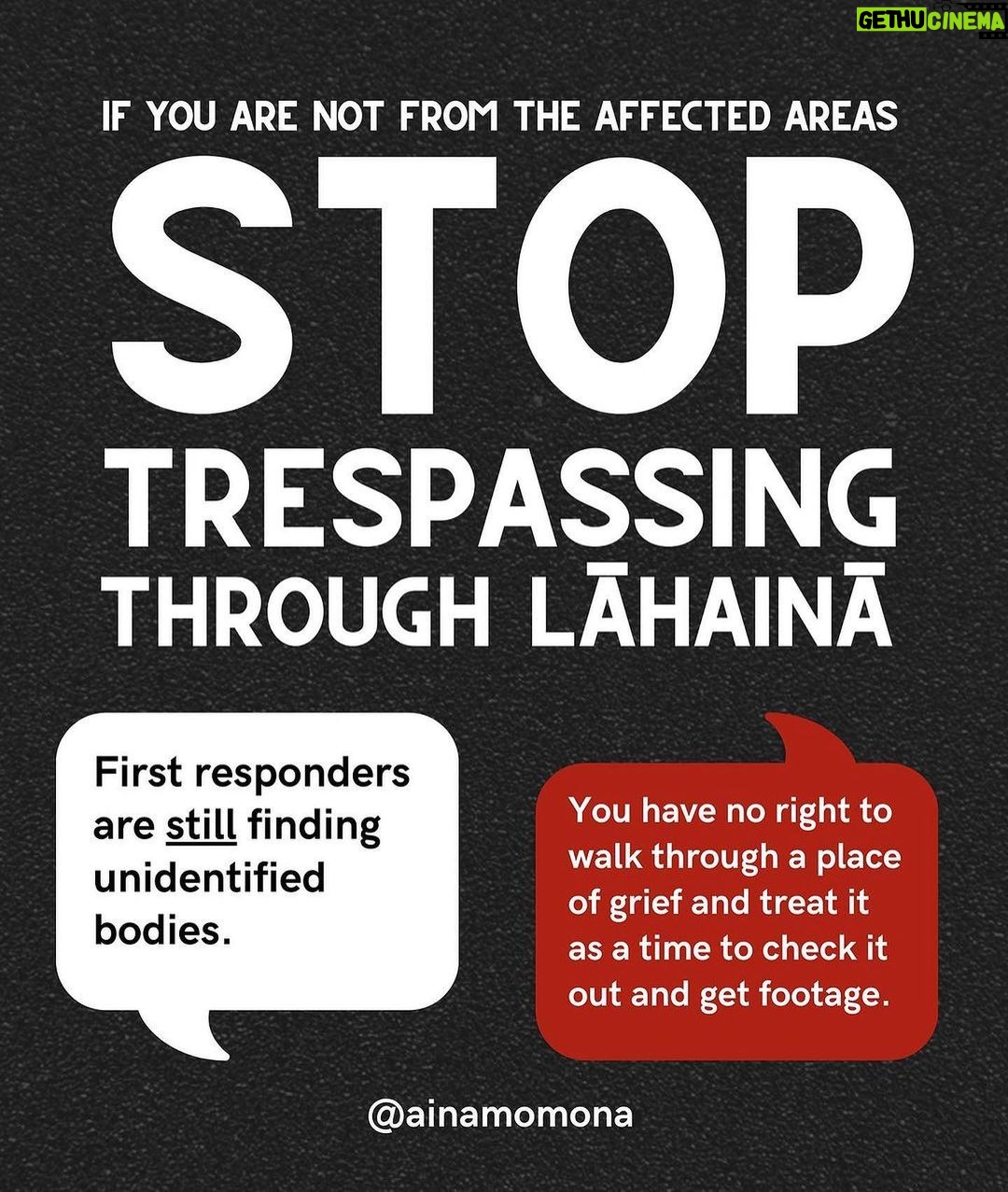Meghan Trainor Instagram - Maui needs us more than ever🙏 @ainamomona outlines some actions that we can take today to help this community❤️ For updates, please follow: @ilimanator @tiare_lawrence @kakoo_haleakala To donate: @hawaiicommunityfoundation @mauiunitedway @mauirapidresponse @hawaiiancouncil @hawaiipeoplesfund @baby2baby