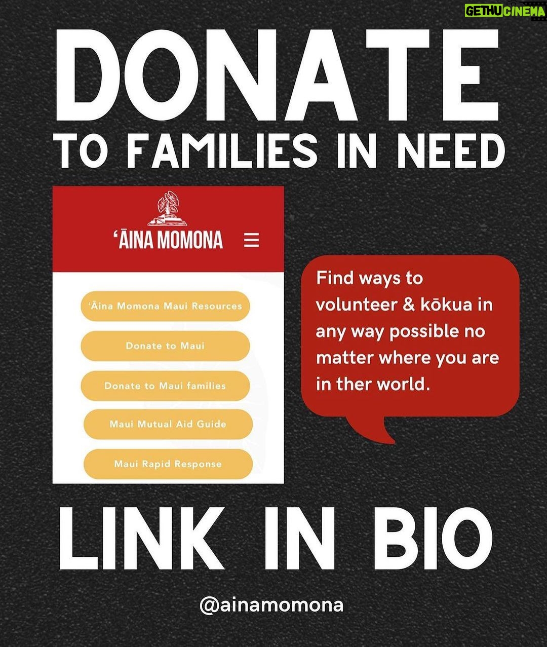 Meghan Trainor Instagram - Maui needs us more than ever🙏 @ainamomona outlines some actions that we can take today to help this community❤️ For updates, please follow: @ilimanator @tiare_lawrence @kakoo_haleakala To donate: @hawaiicommunityfoundation @mauiunitedway @mauirapidresponse @hawaiiancouncil @hawaiipeoplesfund @baby2baby