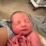 Meghan Trainor Instagram - On July 1st (our 7 year anniversary of our first date) we welcomed Barry Bruce Trainor into the world 🐻💙 He was a big boy at 8lbs 7oz...and sideways (transverse), but we had an amazing, successful c-section, and I finally got my skin to skin time! Thank you to all of the incredible doctors and nurses who took such great care of us❤️