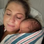 Meghan Trainor Instagram - On July 1st (our 7 year anniversary of our first date) we welcomed Barry Bruce Trainor into the world 🐻💙 He was a big boy at 8lbs 7oz...and sideways (transverse), but we had an amazing, successful c-section, and I finally got my skin to skin time! Thank you to all of the incredible doctors and nurses who took such great care of us❤️