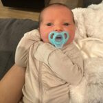 Meghan Trainor Instagram - On July 1st (our 7 year anniversary of our first date) we welcomed Barry Bruce Trainor into the world 🐻💙 He was a big boy at 8lbs 7oz...and sideways (transverse), but we had an amazing, successful c-section, and I finally got my skin to skin time! Thank you to all of the incredible doctors and nurses who took such great care of us❤️