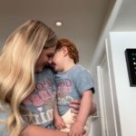 Meghan Trainor Instagram - Dont you want adorable matching outfits with your toddler?! Link in bio! 💙 @chrisolsen @bysamiiryan @samiiryan #34weekspregnant