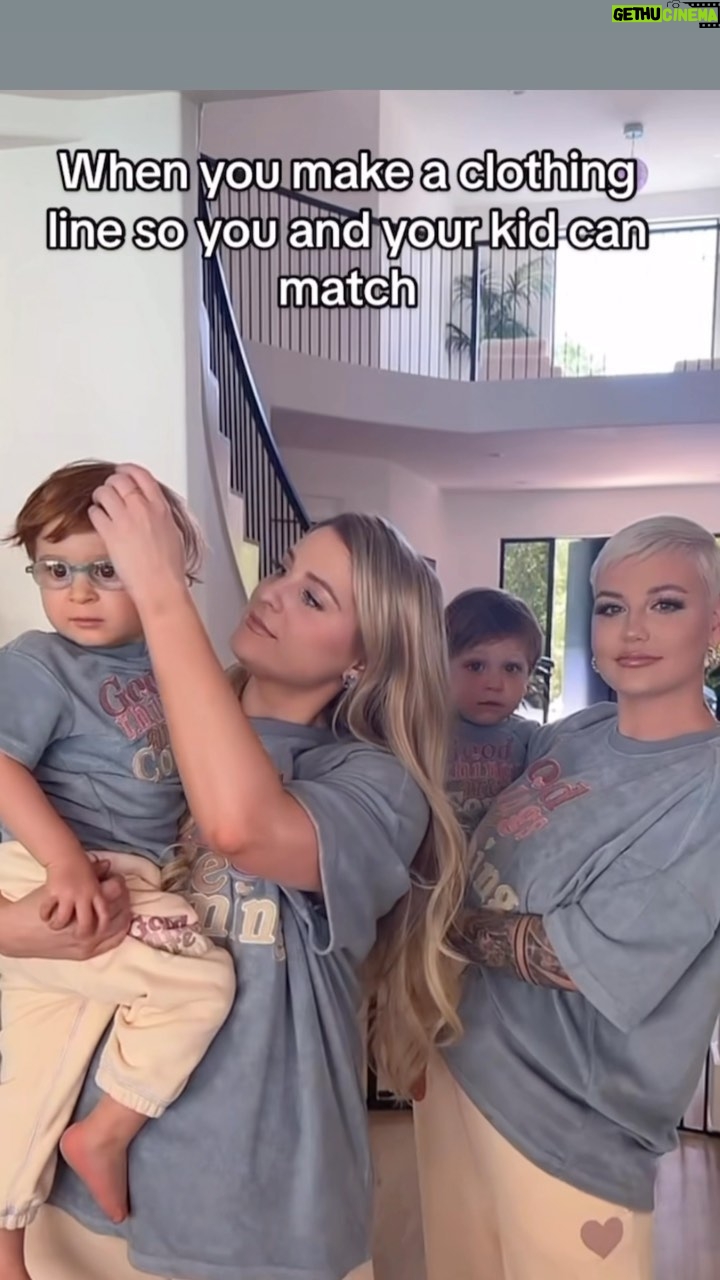 Meghan Trainor Instagram - WAIT FOR THE CUTE PICS AT THE END! THESE CUTE OUTFITS ARE FINALLY AVAILABLE! Link in bio!💖🥹 @BySamiiRyan @samiiryan