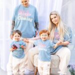 Meghan Trainor Instagram - CUTENESS OVERLOAD ALERT😭 get ready for the cutest twinning experience with your toddlers💖 These outfits are perfect for snuggling, playing, and making memories that will last a lifetime. And our sweet babies approved. Our mommy and me sets will be available to shop on MAY 31st at samiiryan.com 🥰💙