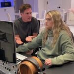 Meghan Trainor Instagram - New epic collab with @nbafinalstrophy vocal produced by yours truly and @ryan.trainor …Thank you Larry for giving 100% on every take 💖😂