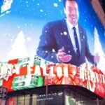 Meghan Trainor Instagram – AHHH THIS SO COOOL😭🫣🎄🎉🎁 #WRAPMEUP #timesquare