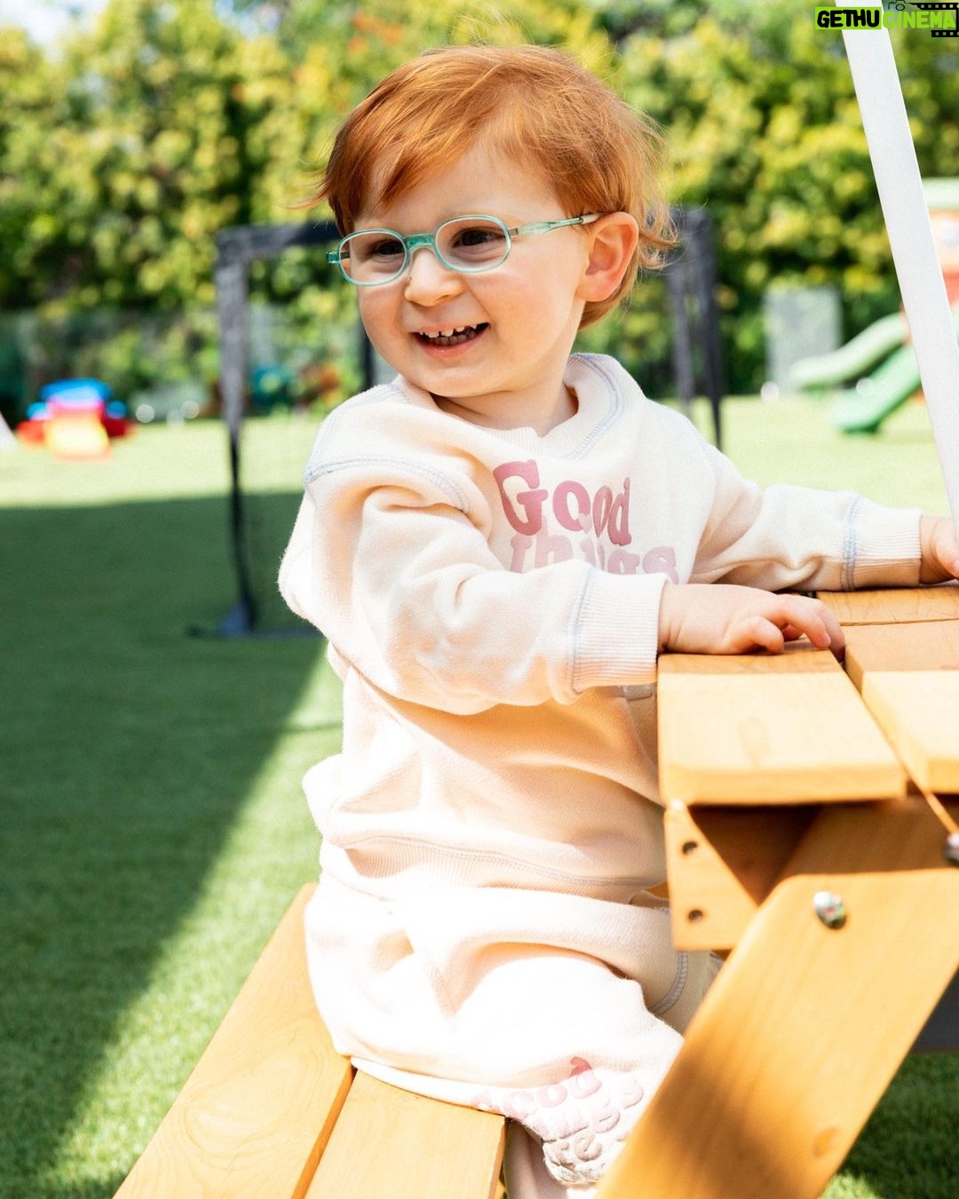 Meghan Trainor Instagram - Look at these little models!!! Our new matching sets are all about celebrating the bond between moms and their little ones. Wrap yourselves (and your mini-mes) in the softest fabrics this Spring 🥰 Our new mommy and me sets will be available on May 31st at samiiryan.com 💖
