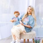 Meghan Trainor Instagram - CUTENESS OVERLOAD ALERT😭 get ready for the cutest twinning experience with your toddlers💖 These outfits are perfect for snuggling, playing, and making memories that will last a lifetime. And our sweet babies approved. Our mommy and me sets will be available to shop on MAY 31st at samiiryan.com 🥰💙