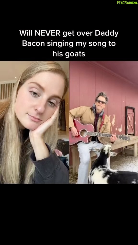 Meghan Trainor Instagram - WE LOVE YOU @kevinbacon! #goatsongs #madeyoulook