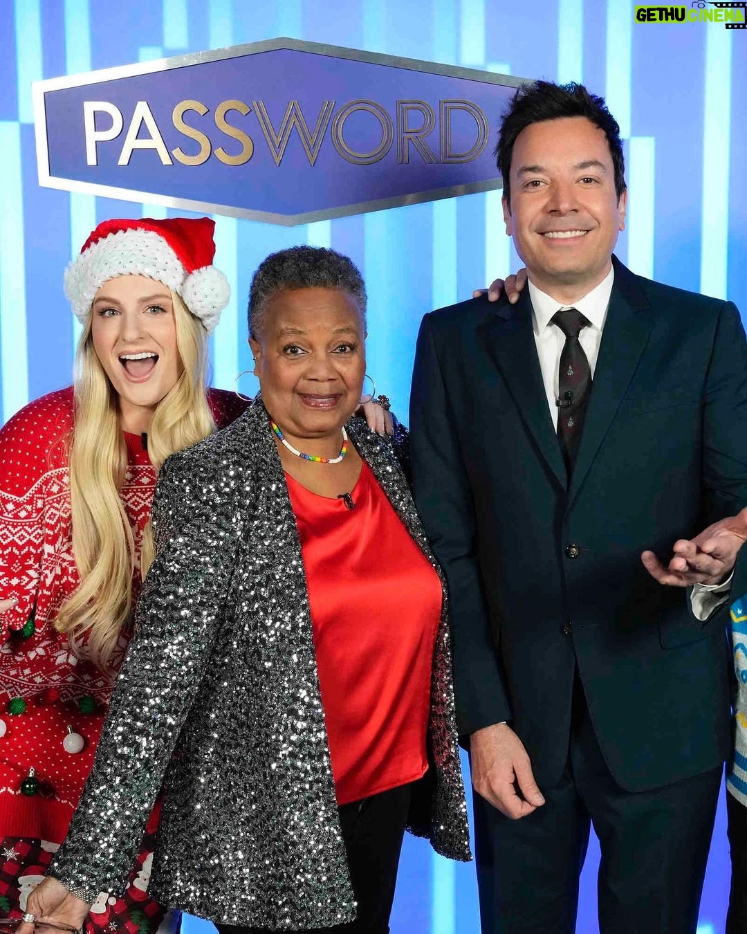 Meghan Trainor Instagram - Had the best time on the Password Holiday Special with @keke, @jimmyfallon, and @mrjoncryer! Tune in tonight!! ❤️💚