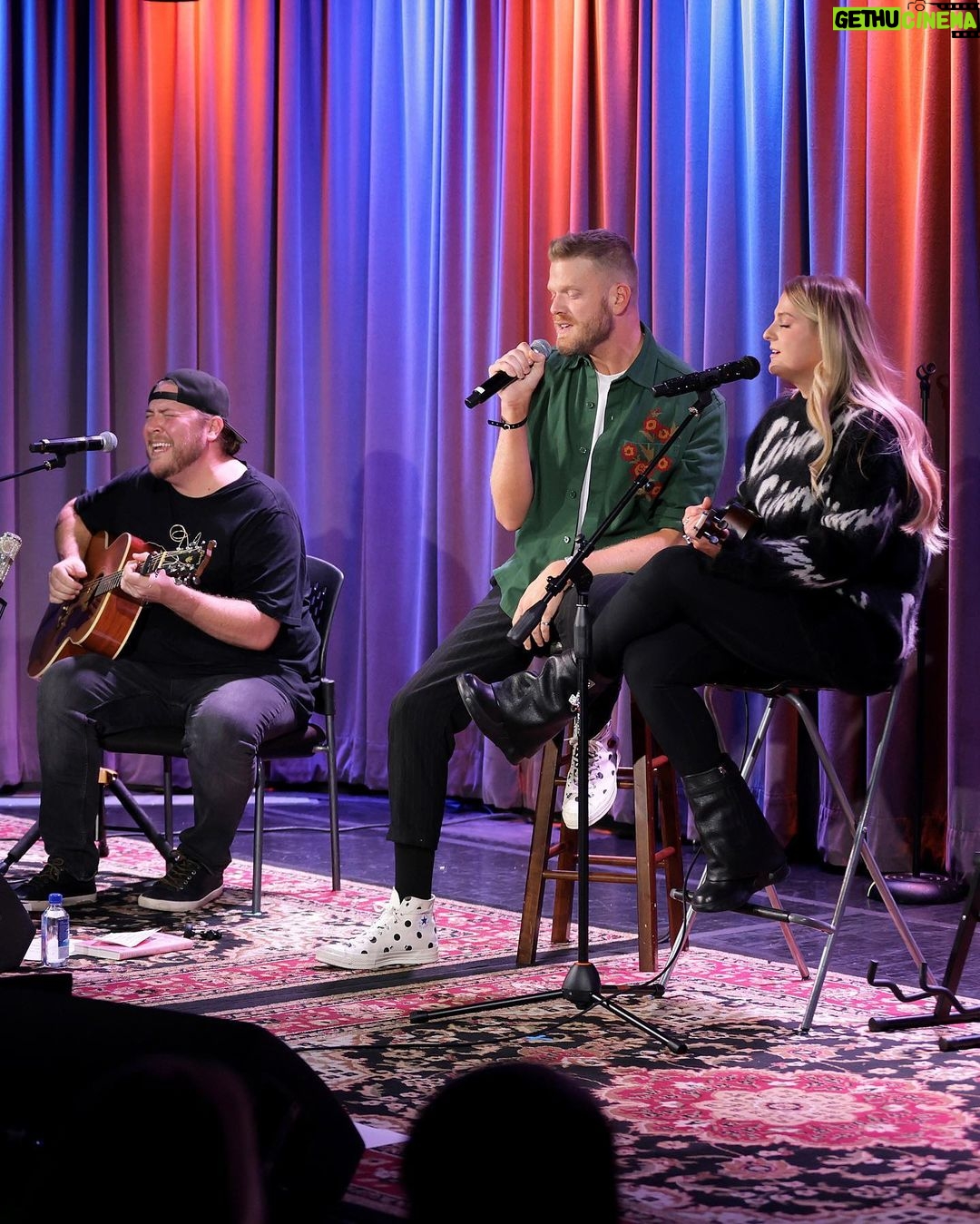 Meghan Trainor Instagram - We're takin' it back to our night with #MeghanTrainor at the #GRAMMYMuseum! 🤩 Not only did the GRAMMY-winning artist discuss details about her latest music and new book 'Dear Future Mama' in a Q&A with @Billboard’s Tetris Kelly, but she also gave an unforgettable performance with special guest #ScottHoying! GRAMMY Museum