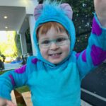 Meghan Trainor Instagram - Riley and Barry’s 1st Halloween together 🩵🧡
