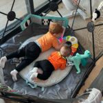 Meghan Trainor Instagram - Riley and Barry’s 1st Halloween together 🩵🧡