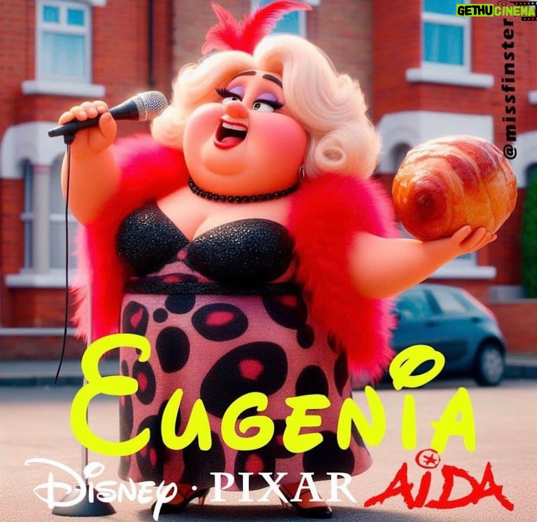 Melani Olivares - 17.4K Likes - Los personajes de Aida ,como si fuéramos muñequitos de Disney, imaginados por la fantástica @missfinster_ 🤍🤍🤍🩷
