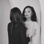 Melanie Liburd Instagram - Hello BTS black and white 🖤 Downtown Los Angeles