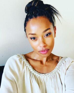 Melanie Liburd Instagram - Pretty set makeup #theidol