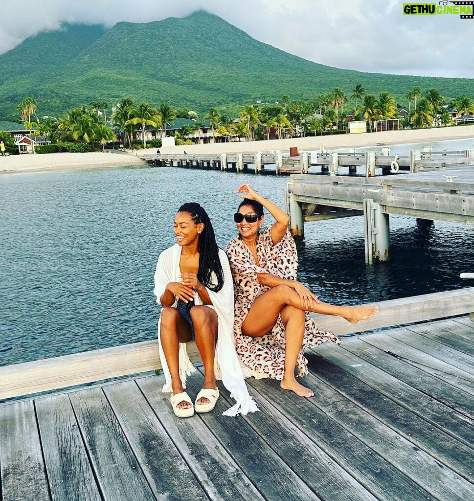 Melanie Liburd Instagram - Those in between moments 🤍 Four Seasons Resort Nevis, West Indies