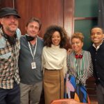Melanie Liburd Instagram - So who watched episode 206? Also can we just talk about Carrie's looks in this ep! Always fun working with our incredible director @hollywdafricans Writer @fergmeetsworld Costume @flfstyle2 Makeup @dgreen6136 @thejaiwilliams Hair @brianbadiehair @cassandraparks.hair