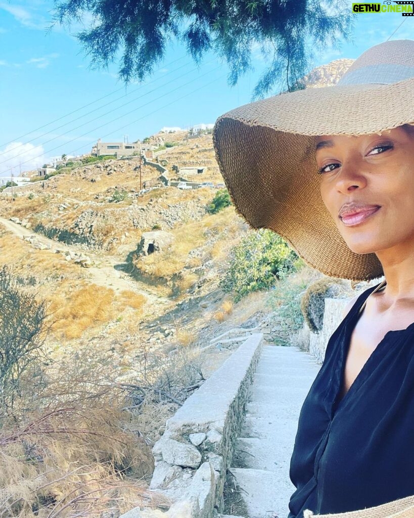 Melanie Liburd Instagram - Still reeling from the beauty of this little island. Mykonos Mykonos, Greece