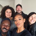 Melanie Liburd Instagram - What a beautiful way to start the year. I got to work with some of my closest friends who happen to be some of the most talented artist and creative people I've ever met. Thank you for your energy and precious time. What a year this is going to be. Love you guys 🤍