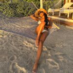 Melanie Liburd Instagram - That kind of rum punch chill 🇰🇳 Pinney's Beach