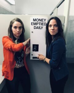 Melanie Scrofano Instagram - Big Tampon’s had their hands our pockets long enough. And honestly? This outfit is a great tampon-machine-heist outfit. There. I said it.