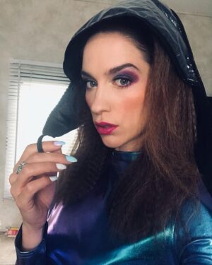 Melanie Scrofano Instagram - Steps to getting the perfect lewk for that NYE party