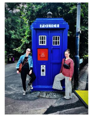 Melanie Scrofano Instagram - “Glasgow Blue (da ba dee da ba doo) My Mind”

For some reason I was really drawn to blue while I was here. 

1- Playing Kat and Mouse aka Wynaught at the Haught Box
2- People still smoke and I was not prepared
3- A portal to a world inside an Edgar Wright film
4- The tree never grew, the bird never flew, the fish never swam, the bell never rang
5- where trees can grow, bells can ring, fish can swim and birds can sing
6- this guy is a real piece of work according to the tour guide
7- ?
8- What is a ‘Dram’? Anyway this is a photo of its bar…..
9- can you find the #earp? #wynonnawuzhere

#glasgow

Thank you everyone for another great escape from real life xoxoxoxo