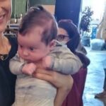 Melanie Scrofano Instagram - Throwback to these delicious moments where I had to fight off a broody af @cdemrys to hold this precious baby-unit. Well done, @michellemorgan_ for procreating/directing/acting all in the span of five minutes. You are a powerhouse. #heartland