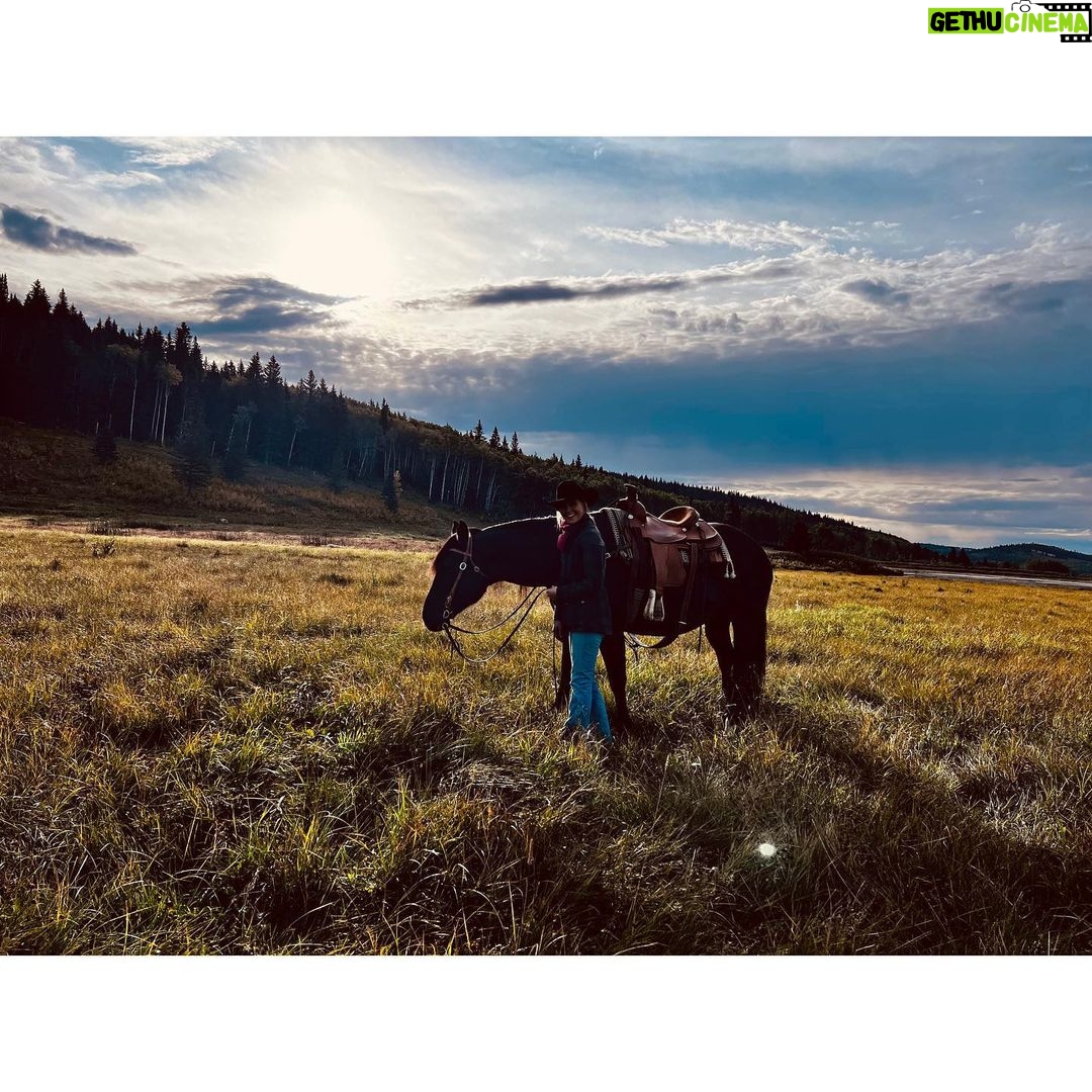 Melanie Scrofano Instagram - I directed tonight’s episode of #Heartland and I couldn’t have done it without the support of (in no particular order): -the cast and crew who taught me how amazing horses are and that THE HORSES are the boss, not you -my twat socks (thank you #earpers♥️) -that one horse who kept knocking me over so I would pet him…you have my heart forever -my twat socks -the incredible Alberta landscape -the one time @amber_marshall_farm brought her mini horse to mess with us -side-eye from sassy horse -my toy animals that stood in as horses and helped me with blocking. -pipe cleaners Watch @official_heartlandoncbc tonight at 7pm EST. @seven24films