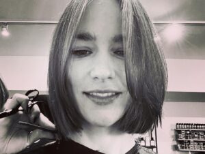 Melanie Scrofano Instagram - Change is good. 

#hairforfreedom 
#mahsaamini