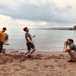 Melanie Scrofano Instagram - Episode 206 was both emotional and fun to shoot. I took a billion pictures because how could I not - look at these locations. Off to the right of this first pic were a bunch of shiteheads yelling and trying to show off, but really they just wanted to be in the movie (we know what you’re doing just sit down). The last pic is of Rohan hopefully not questioning my directing. #hardyboys @thehardyboystv @hulu @ytvofficial @stacktv