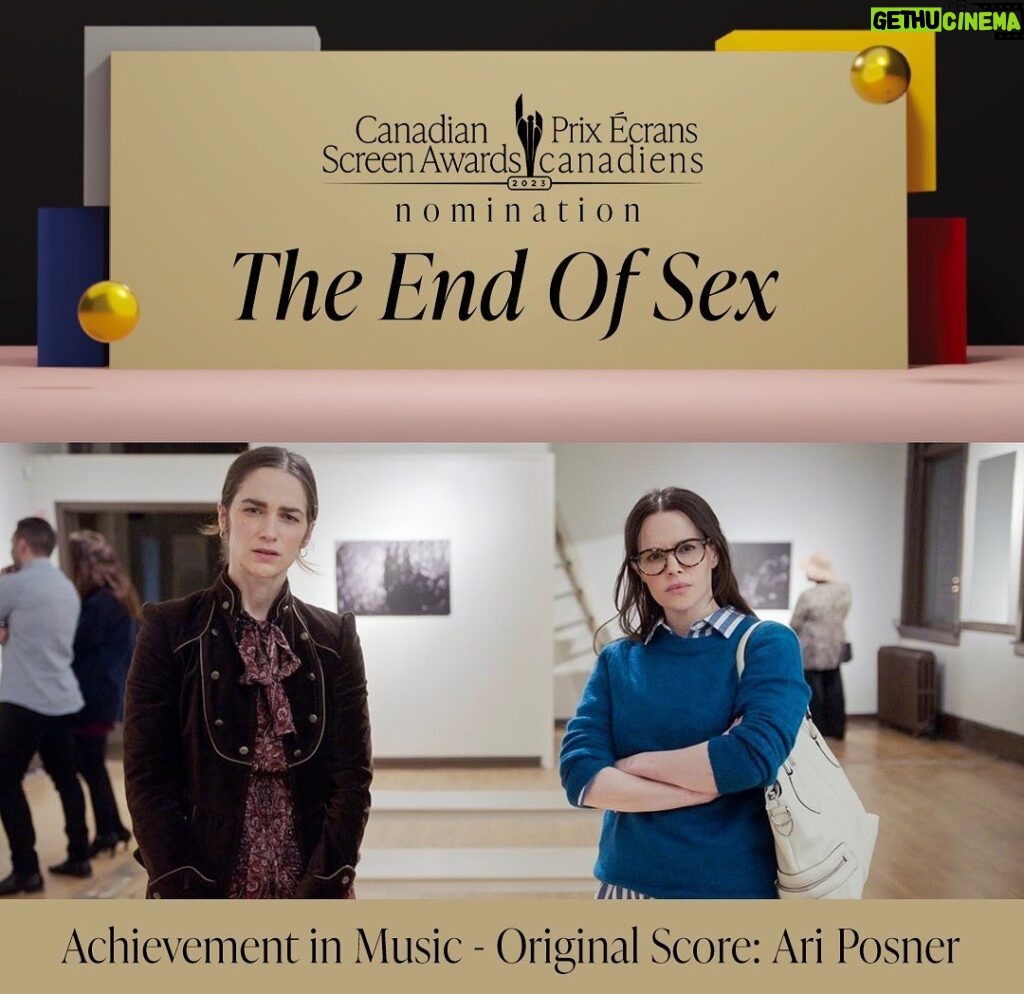 Melanie Scrofano Instagram - Congratulations for the nom to Ari Posner, who knows how to hit ALL the right notes….. (going for a Fingering reference. Music? Piano? No?) #csa