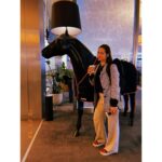Melanie Scrofano Instagram - The trip was too quick and there was a lot of work to do so couldn’t enjoy Milan as much as I liked, but thank you Charlotte and Toni for capturing my isolation and this horse lamp.