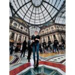 Melanie Scrofano Instagram - Charlotte’s first time in Milan 💚🤍❤️