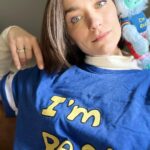 Melanie Scrofano Instagram - Well, it’s not everyday you get something in the mail that makes you feel like a kid at Christmas (looking at you, library fine collection notices). My friend and sometime orgy-buddy @emilyhampshire has written her own book called Amelia Aierwood: Basic Witch. She also sent me my new best friend Spaghetti the Yeti to read it with. AND a T-shirt so people know who my ride-or-die is. A portion of proceeds of sales of this book go to @myfriendsplace to help end youth homelessness. ♥️♥️♥️♥️♥️♥️♥️
