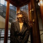 Melina Konti Instagram - "There is no elevator to success. You have to take the stairs." #quoteoftheday #elevator #dreams #success #hardwork #nevergiveup #actress #dancer #curlyhair #style #fashion #mirror #instalife #instafashion #photooftheday Athens, Greece