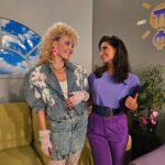 Melina Konti Instagram - Α Υ Τ Α Π Α Τ Η Παρουσιάστρια του πρωινού φραπέ για το νέο music video της @officialtamta Δείτε το στο YouTube! TAMTA-Autapati 💜 #autapati #tamta #music #video #actress #vintage #morningshow #loveacting #enjoy Athens, Greece