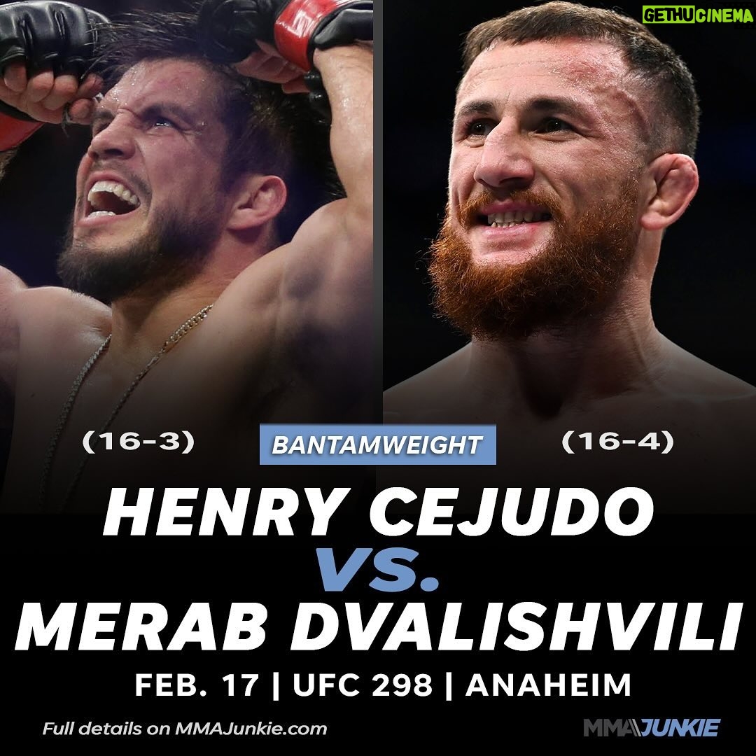 Merab Dvalishvili - 24.7K Likes - Henry Cejudo and Merab Dvalishvili get their wish for a clash of contenders 🔥 #UFC298
🔗 FULL STORY IN BIO