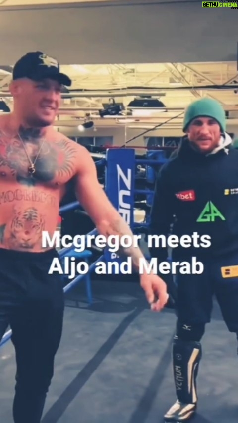 Merab Dvalishvili Instagram - Conor Mcgregor meets Merab and Aljamain Sterling @thenotoriousmma #conormcgregor #thenotoriousmma #ufc #mma #mcgregor_billionaire_