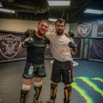 Merab Dvalishvili Instagram - After hard training with future champ👊🏻💪🏻 InShaaAllah all ahead🇹🇯🇬🇪