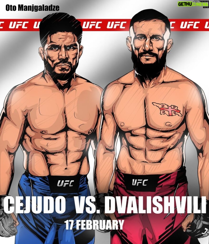 Merab Dvalishvili Instagram - #UFC298 💥17 February. @merab.dvalishvili VS @henry_cejudo #merabdvalishvili #henrycejudo #ufc #mma #cejudo #dvalishvili #fight Las Vegas, Nevada