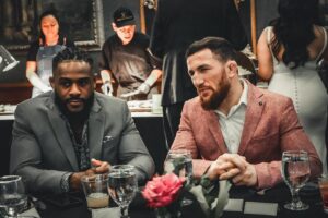Merab Dvalishvili Instagram - Discussing business with important people 😎
@funkmastermma 🦾