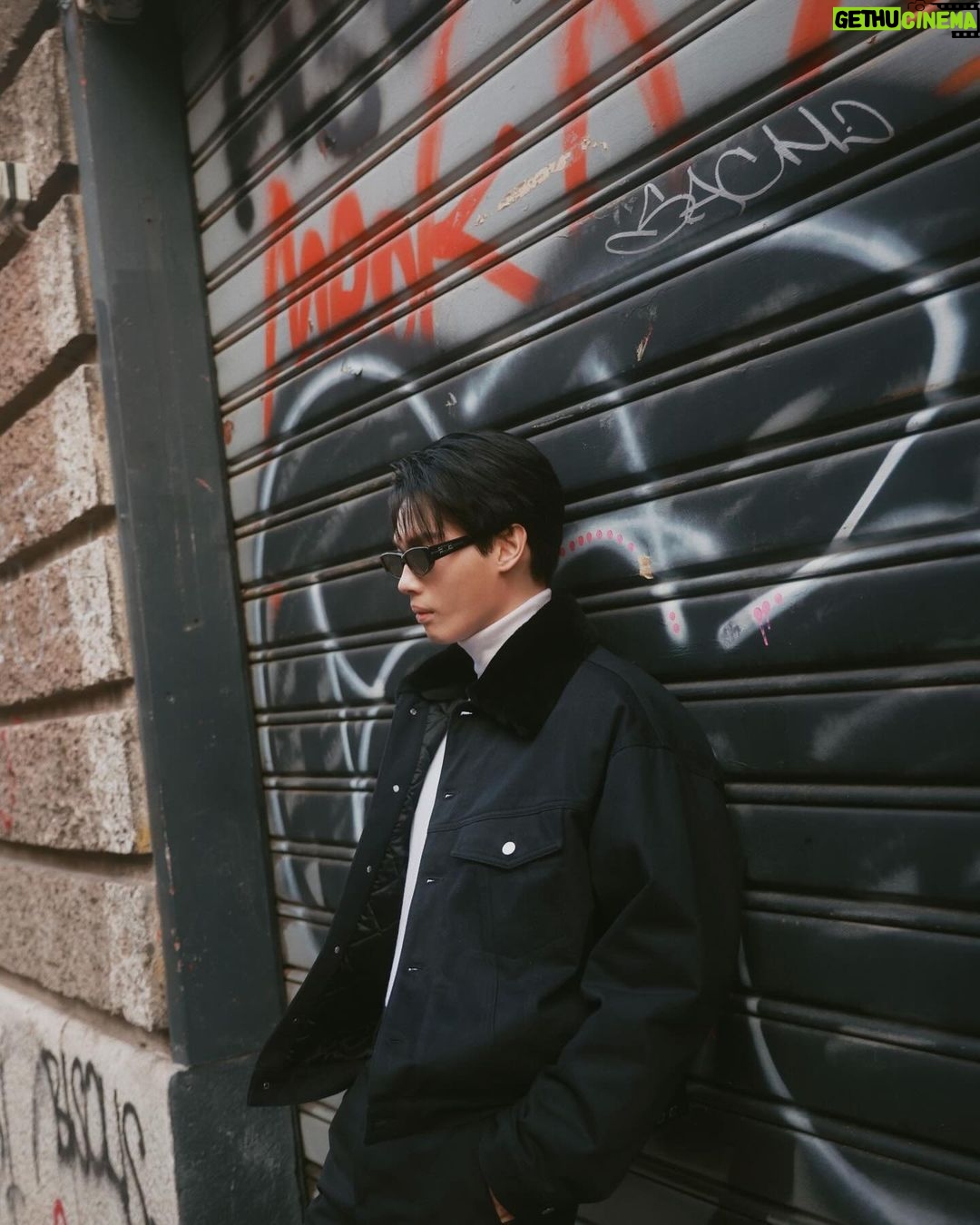 Metawin Opas-iamkajorn Instagram - Freezin #PradaFW24 #Prada Navigli